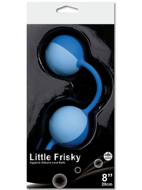 Little Frisky: Silicone Love Balls, blå