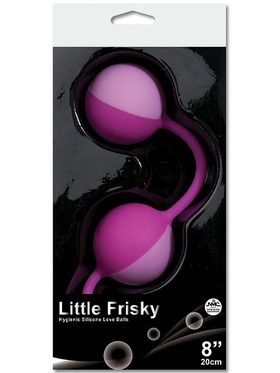 Little Frisky: Silicone Love Balls, rosa