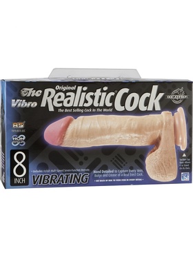 Doc Johnson: Realistic Vibro Cock, 20 cm