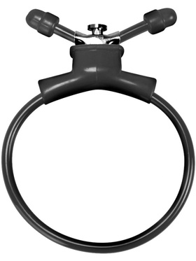 Shots Toys: Adjustable Cockring, svart