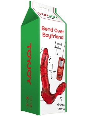 Toy Joy: Bend Over Boyfriend, Vibrator, röd