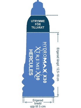 Bathmate: Hercules Penispump, blå