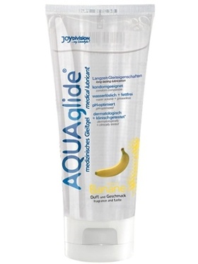 JoyDivision Aquaglide Banana: Vattenbaserat Glidmedel, 100 ml