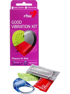 RFSU Good Vibration Kit: Kondomer & Vibrerande ring