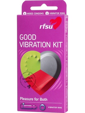 RFSU Good Vibration Kit: Kondomer & Vibrerande ring