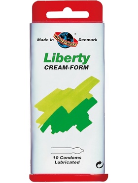 Worlds Best: Liberty Cream-Form, Kondomer, 10-pack