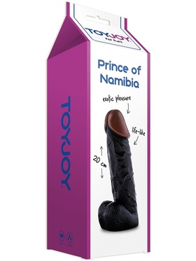 Toy Joy: Prince of Namibia, Dong 20 cm, mörk