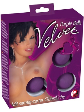 You2Toys: Velvet Purple Balls Triple