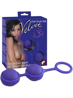 You2Toys: Velvet Dark Purple Balls