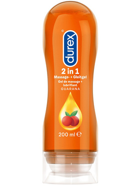 Durex Play Massage 2-in-1: Stimulating, Glidmedel/Gel, 200 ml