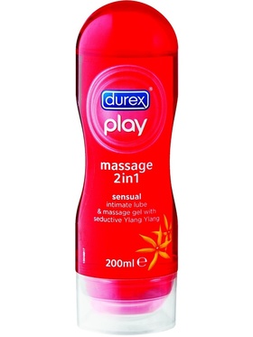 Durex Play Massage 2-in-1: Sensual, Glidmedel/Gel, 200 ml
