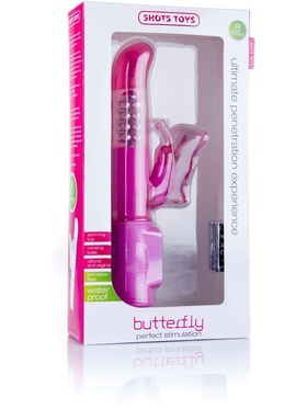 Shots Toys: Butterfly Vibrator, rosa