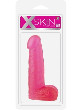 X-Skin: Realistic Dong, 15 cm, rosa