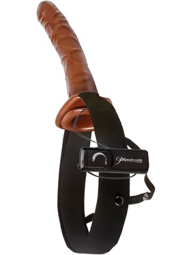 Pipedream Fetish Fantasy: Chocolate Dream, Vibrating Hollow Strap-On