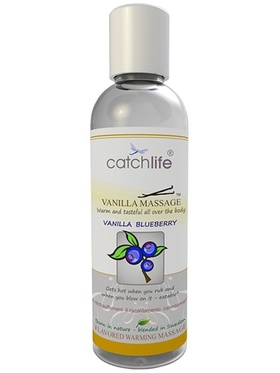 Catchlife: Massageolja, Vanilj & Blåbär, 100 ml