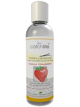 Catchlife: Massageolja, Vanilj & Jordgubb, 100 ml