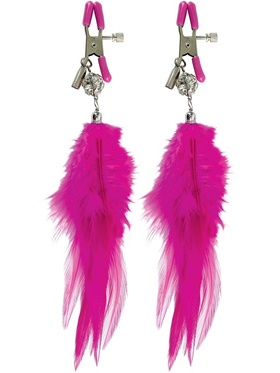 Pipedream Fetish Fantasy: Fancy Feather Nipple Clamps