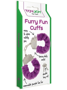 Toy Joy: Furry Fun Cuffs Plush, lila