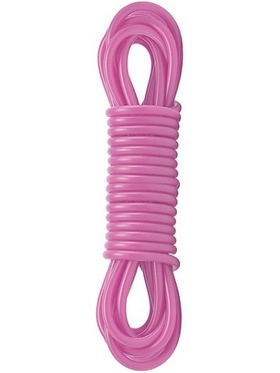 Pipedream Fetish Fantasy: Bondage Rope & Mask, 6m, rosa
