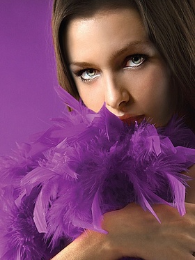 Ouch!: Seductive Feather Boa, lila