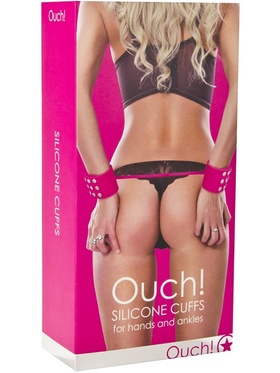 Ouch!: Silicone Cuffs, rosa