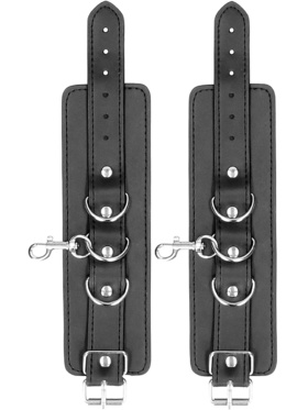 Ouch!: Bonded Leather Hogtie With Hand and Ankle Cuffs