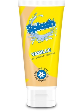 Splash Vanille: Smaksatt Vattenbaserat Glidmedel, 100 ml