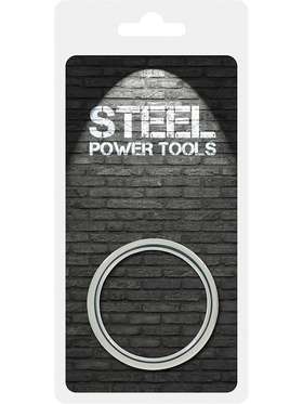 Steel Power Tools: Räfflad Penisring, 40 mm