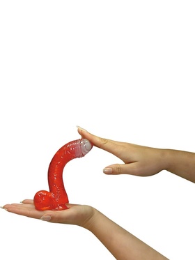 Jolly Buttcock: Dildo med Sugkopp, röd