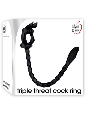 Adam & Eve: Triple Threat Cock Ring