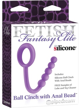 Pipedream Fetish Fantasy: Elite Ball Cinch with Anal Bead, lila
