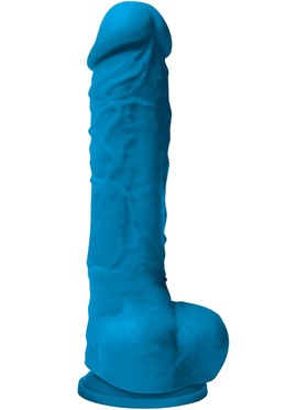 NSNovelties: Colours Pleasures Dildo, 18 cm, blå