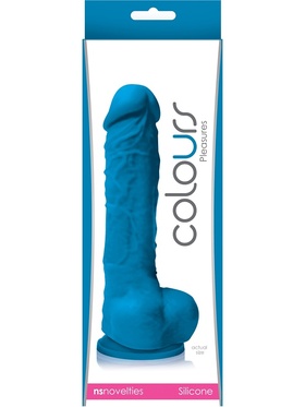 NSNovelties: Colours Pleasures Dildo, 18 cm, blå