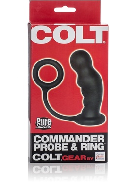 California Exotic: Colt Commander Probe & Ring, svart