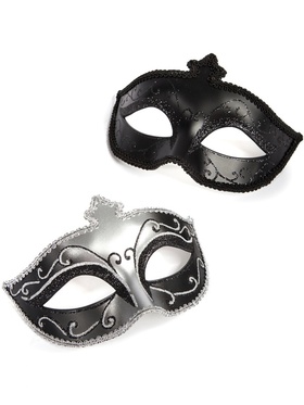 Fifty Shades of Grey: Masks On, Maquerade Mask - Twin Pack