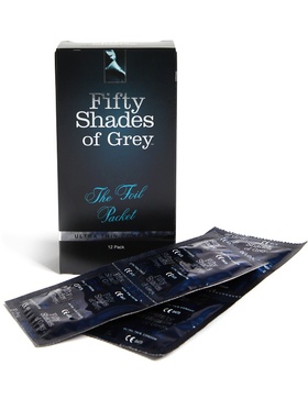 Fifty Shades of Grey: The Foil Packet, Ultra Thin Condoms, 12-pack