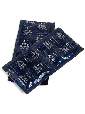 Fifty Shades of Grey: The Foil Packet, Ultra Thin Condoms, 12-pack