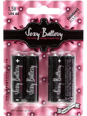 Sexy Battery: AA (LR6), 1,5V, Alkaline, 4-pack