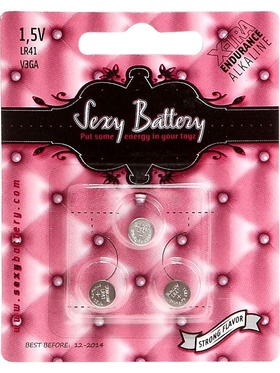 Sexy Battery: LR41 (V3GA), 1,5V, Alkaline, 3-pack