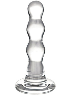 Gläs: Triple Play, Beaded Glass Butt Plug