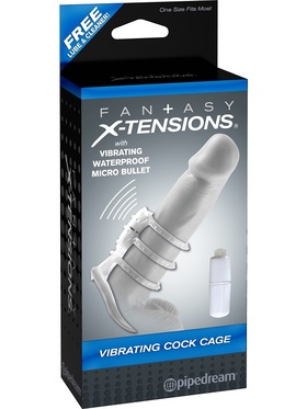 Pipedream Fantasy X-tensions: Vibrating Cock Cage