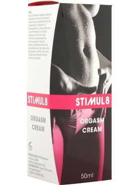 Stimul8: Orgasm Cream, 50 ml