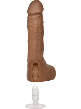 Doc Johnson: Bust It, Squirting Realistic Cock, 21 cm, mörk