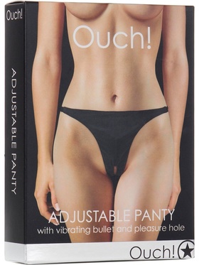 Ouch!: Adjustable Panty, svart