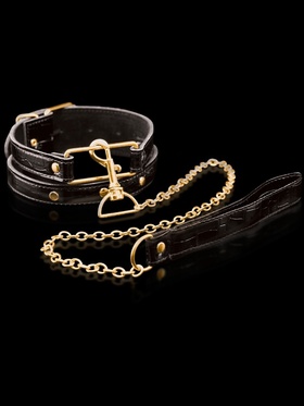 Pipedream Fetish Fantasy: Collar & Leash, gold