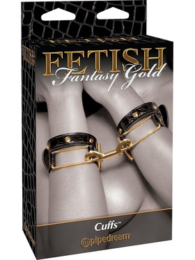 Pipedream Fetish Fantasy: Cuffs, gold