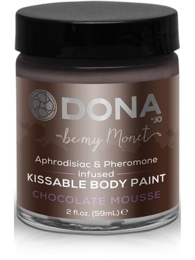 System JO: Dona, Kissable Body Paint, Chocolate Mousse, 59 ml