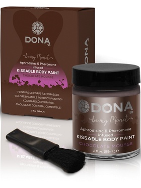 System JO: Dona, Kissable Body Paint, Chocolate Mousse, 59 ml