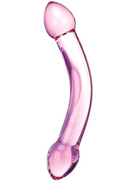 Gläs: Double Trouble Purple Dildo