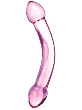 Gläs: Double Trouble Purple Dildo